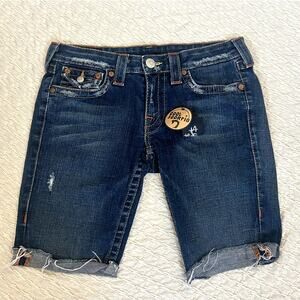 True Religion Vintage Y2K Low Rise Jorts